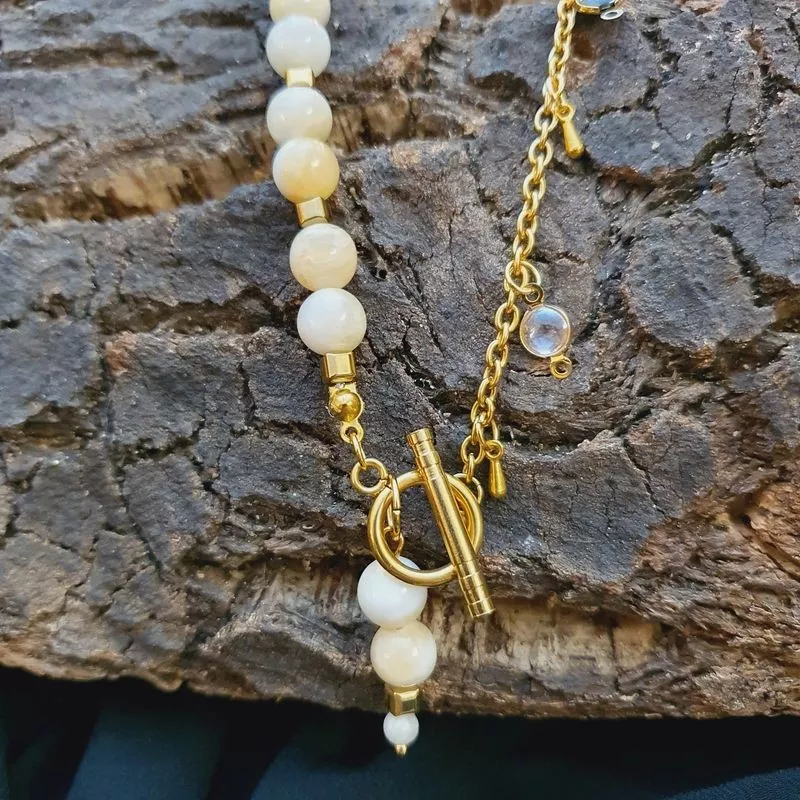 Collier double face inversé