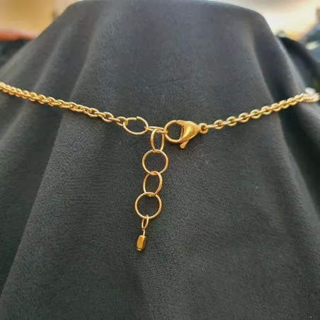Collier double face inversé