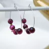 Boucles d'oreilles rondes