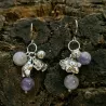 Boucles d'oreilles crochets avec pendant