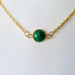 Collier vert forêt