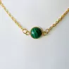 Collier vert forêt
