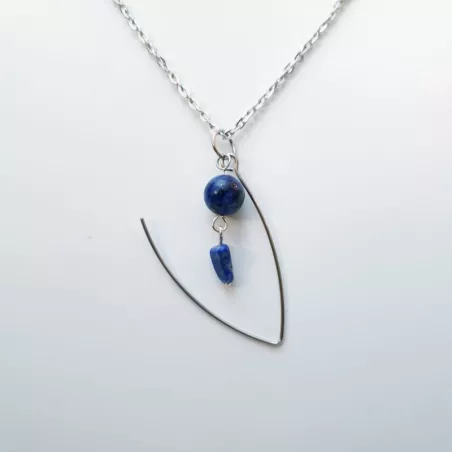 Collier pendentif décalé