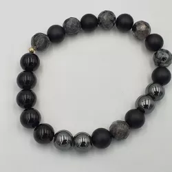 Bracelet en pierres rondes