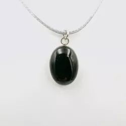 Collier fin avec pendentif cabochon