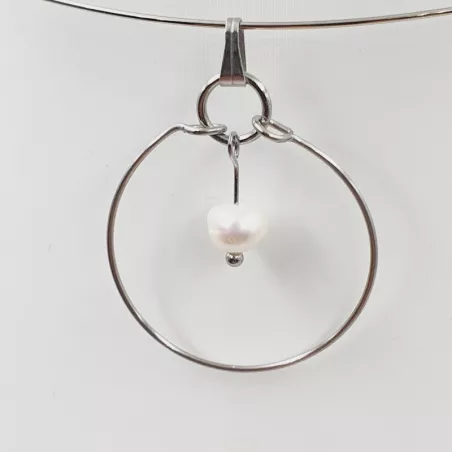Colliers "ras du cou" couleur argent