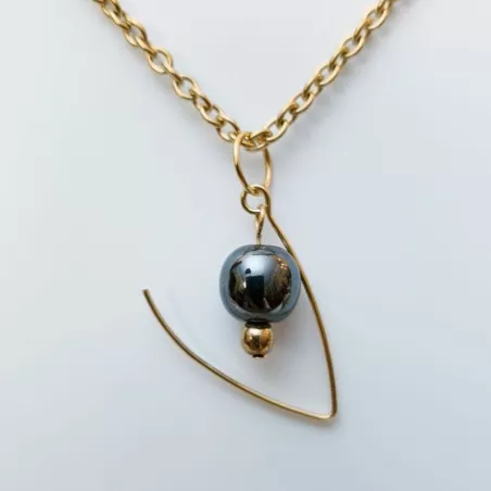 Collier pendentif asymétrique