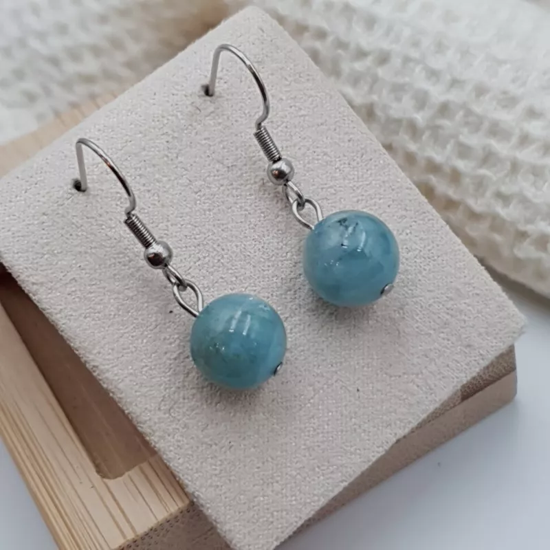 Boucles Physalis – Aigue-marine – vue 9