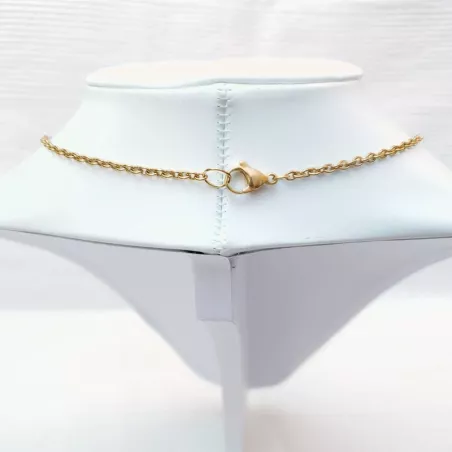 Collier avec pendant en agate