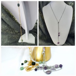 Colliers de dos avec des perles de pierres naturelles.
Sélectionnez, choisissez :)
Contactez-moi 