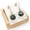 Boucles d'oreilles pendants géométriques