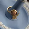 Bague en acier inoxydable et pierre naturelle
 - sélectionnez la pierre, la couleur, la matière.