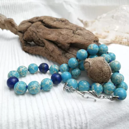 Collier Bleu magique