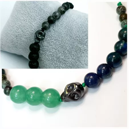 Si vous cherchez un bijou original et tendance, ne cherchez pas plus loin que le bracelet Roho à noeud coulissant avec têt