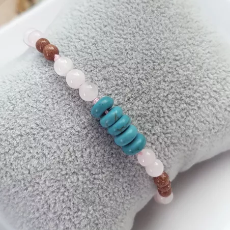 Bracelet Anno quartz rose