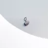 Pendants de piercing Zeta acier inoxydable et pierre naturelle