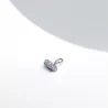 Pendants de piercing Zeta acier inoxydable et pierre naturelle