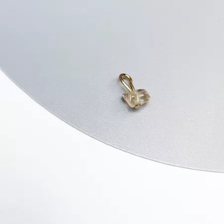 Pendants de piercing Zeta acier inoxydable et pierre naturelle