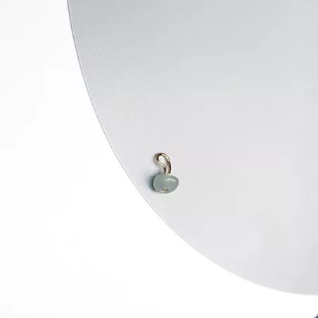 Pendants de piercing Zeta acier inoxydable et pierre naturelle aventurine