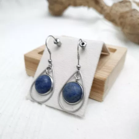 Boucles d'oreilles en acier inoxydable