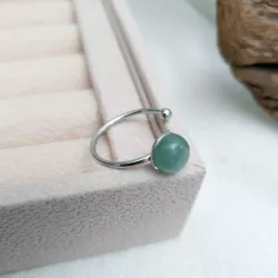 Bague aventurine