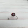 Bague agate rouge