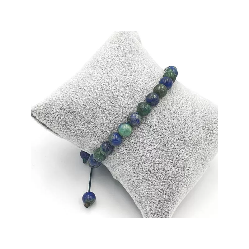 Bracelet cordon phoenix en pierres naturelles, réglable