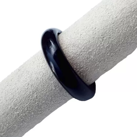 Bague anneau Acera en pierre naturelle onyx