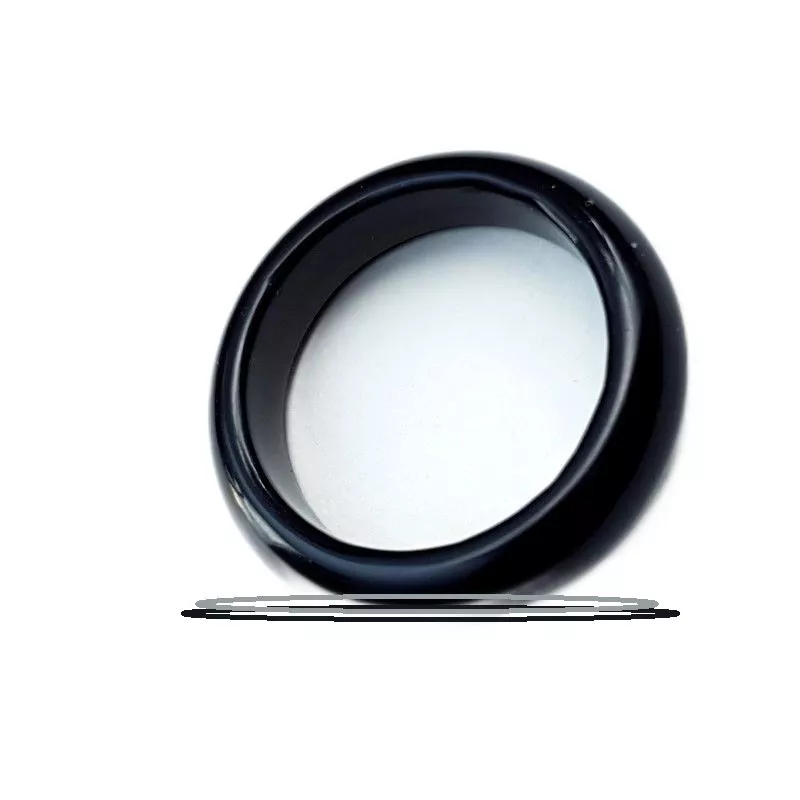 Bague anneau Acera en pierre naturelle onyx
