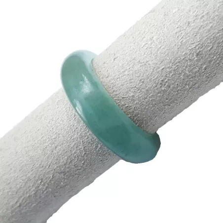 Bague anneau Acera en pierre naturelle aventurine