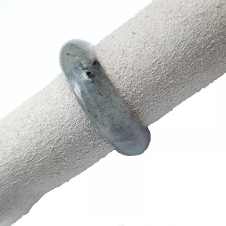 Bague anneau Acera en pierre naturelle labradorite