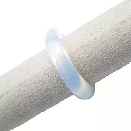 Bague anneau Acera en pierre naturelle opale