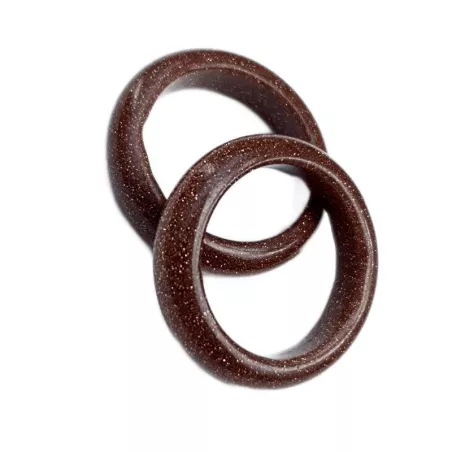 Bague anneau Acera en pierre naturelle pierre de soleil