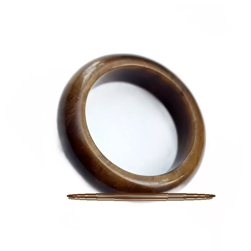 Bague anneau Acera en pierre naturelle oeil de tigre