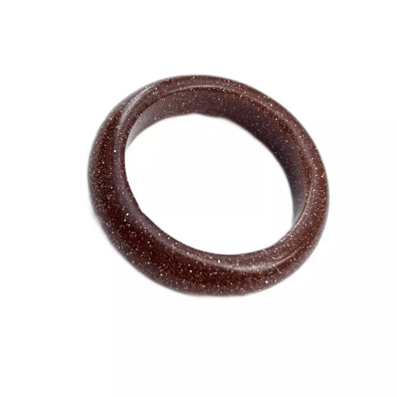 Bague anneau Acera en pierre naturelle pierre de soleil