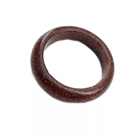 Bague anneau Acera en pierre naturelle pierre de soleil