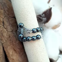 Bague Oceane – Hématite – vue 17