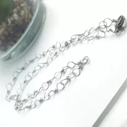 Collier Torilis en acier inoxydable argenté