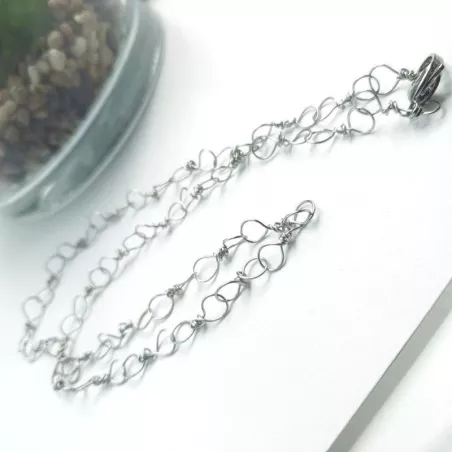 Collier Torilis en acier inoxydable argenté