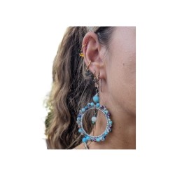 Boucles d'oreilles crochet Setaria en acier inoxydable