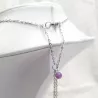 Collier de dos lilas