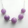 Collier de dos lilas