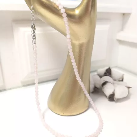 Collier Leion en pierre naturelle et acier inoxydable