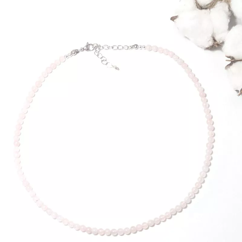 Collier Leion en pierre naturelle et acier inoxydable Collier Leion en pierre naturelle et acier inoxydable