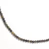 Collier Leion en pierre naturelle et acier inoxydable
