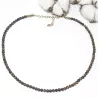 Collier Leion en pierre naturelle et acier inoxydable