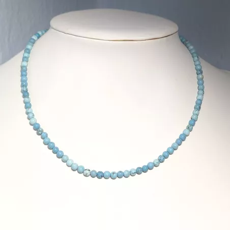 Collier Leion en pierre naturelle et acier inoxydable