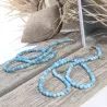 Collier Leion en pierre naturelle et acier inoxydable