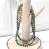Collier Leion en pierre naturelle et acier inoxydable