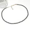 Collier Leion en pierre naturelle et acier inoxydable
